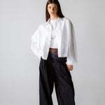 Cropi Shirt White - AB ESSENTIALS