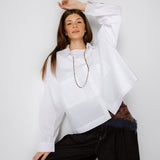 Cropi Shirt White - AB ESSENTIALS