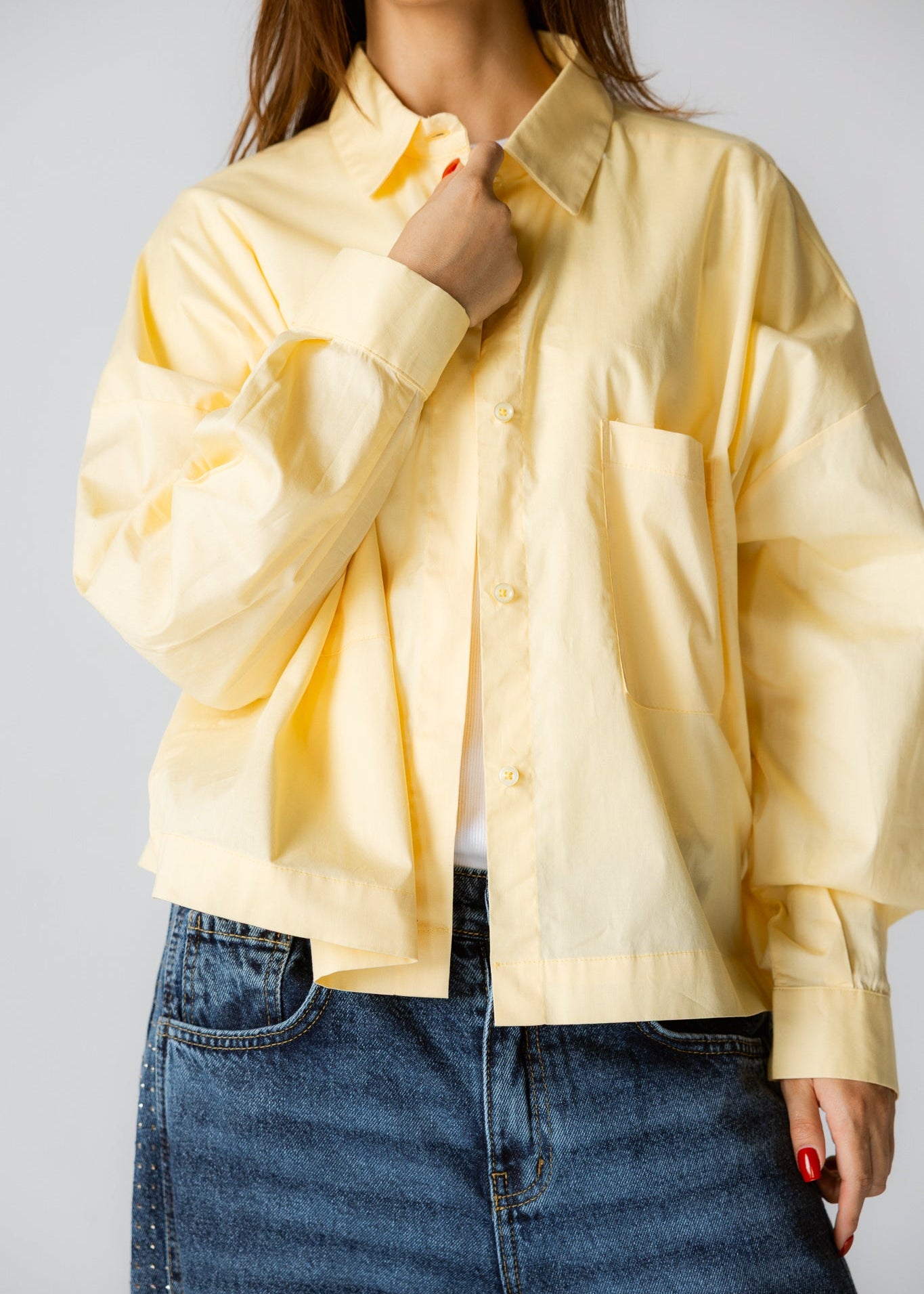 Cropi Shirt Yellow - AB ESSENTIALS