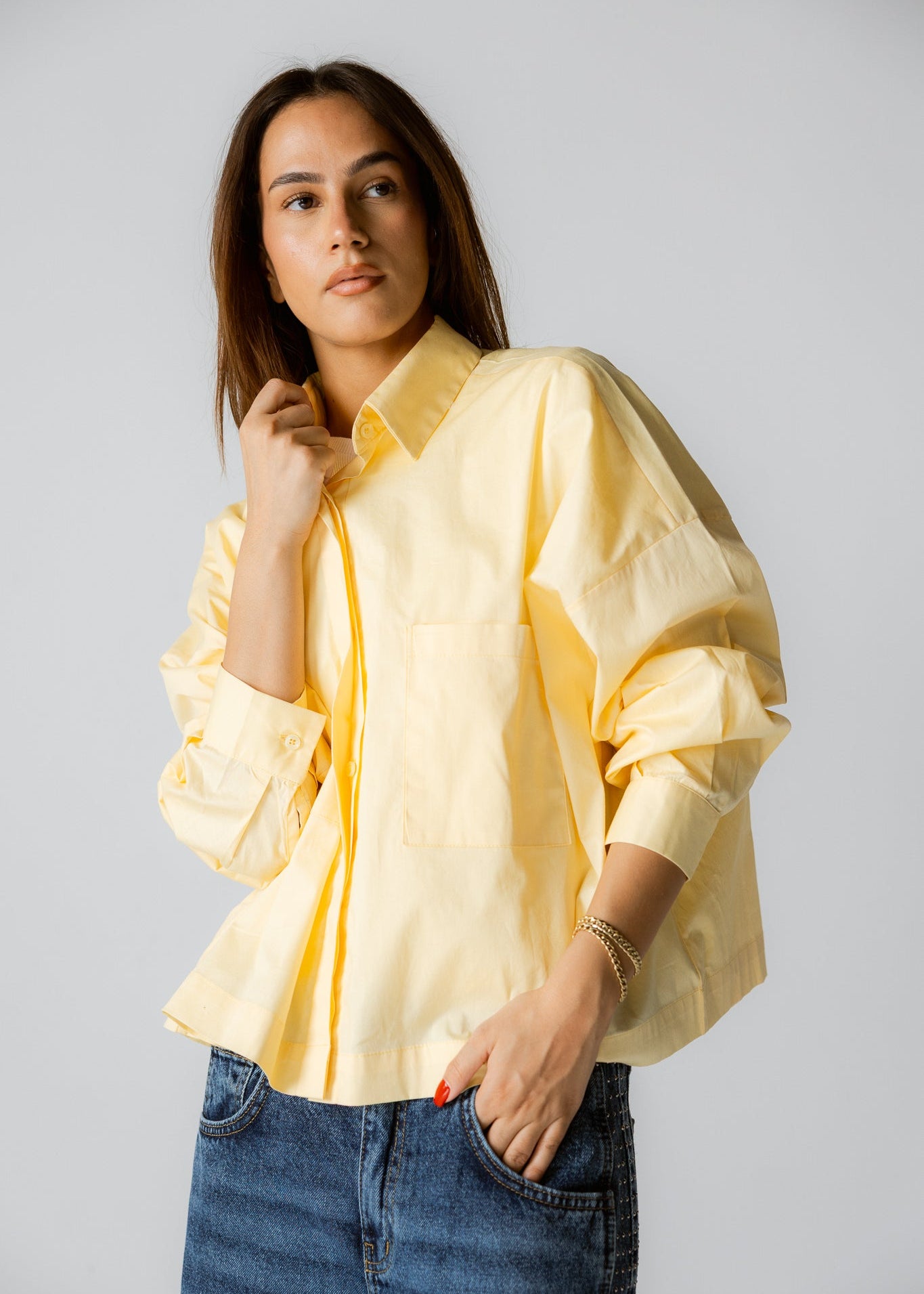 Cropi Shirt Yellow - AB ESSENTIALS