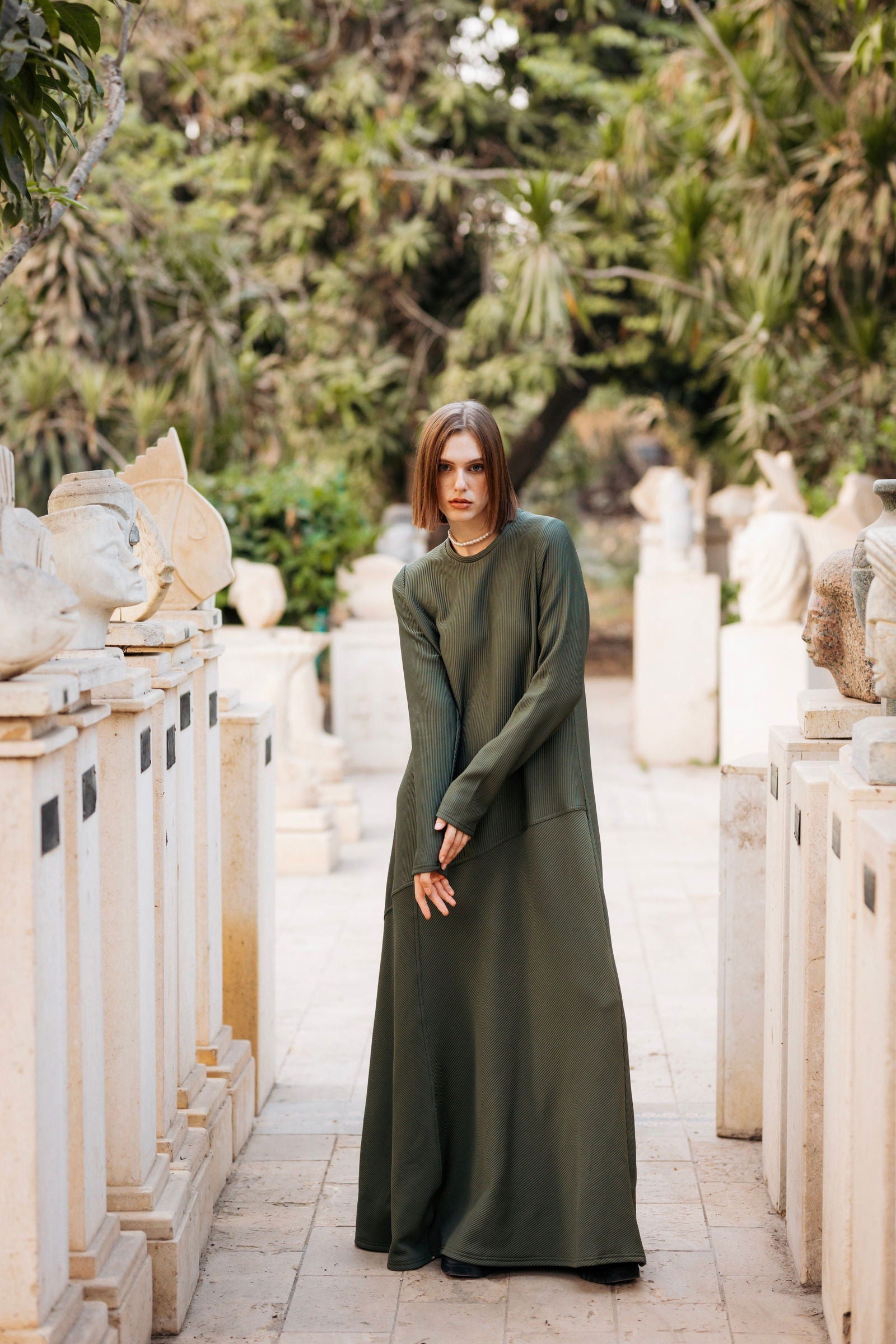 Daily Dress Olive - AB ESSENTIALS