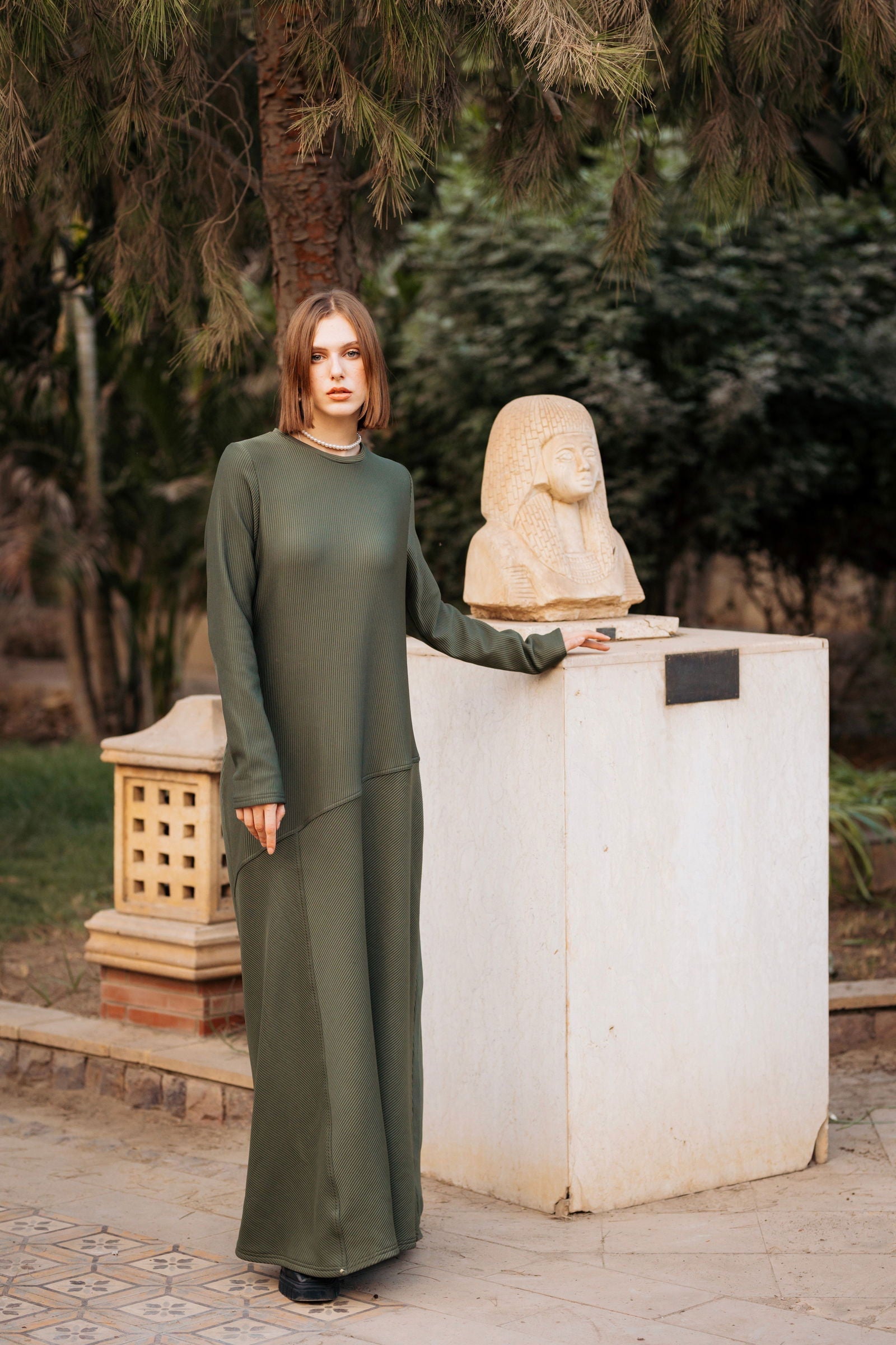 Daily Dress Olive - AB ESSENTIALS