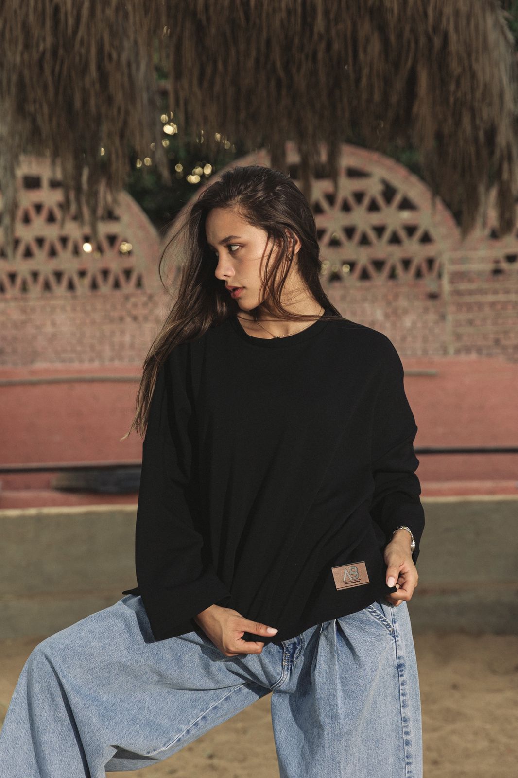 Daily Tee Black - AB ESSENTIALS