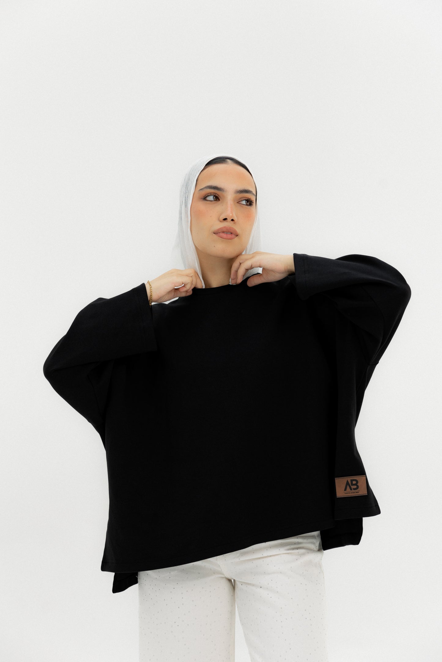 Daily Tee Black - AB ESSENTIALS