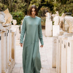 Daily Winter Dress Mint Green - AB ESSENTIALS
