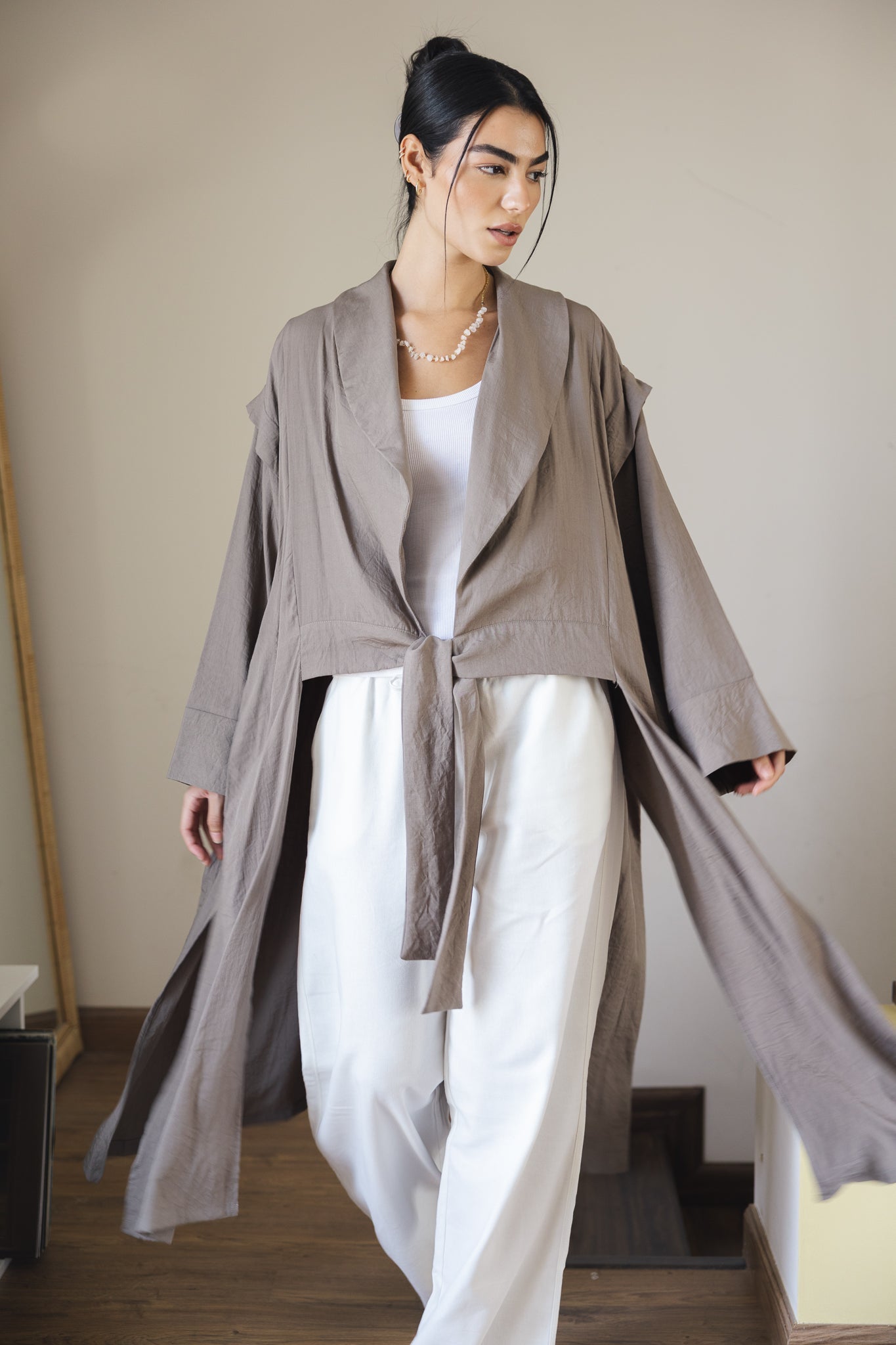 Day Dream Cardigan Greyish - AB ESSENTIALS