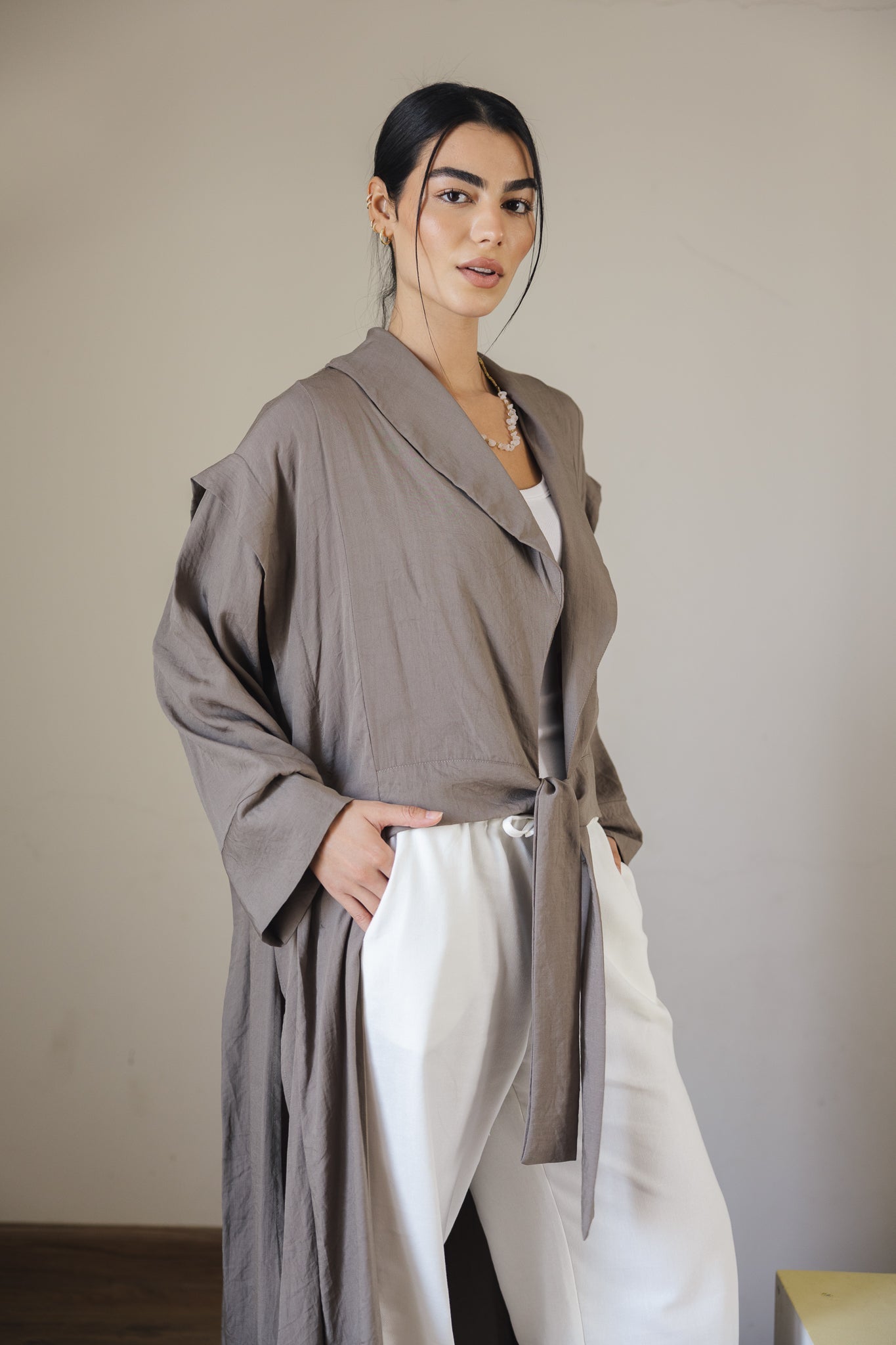Day Dream Cardigan Greyish - AB ESSENTIALS