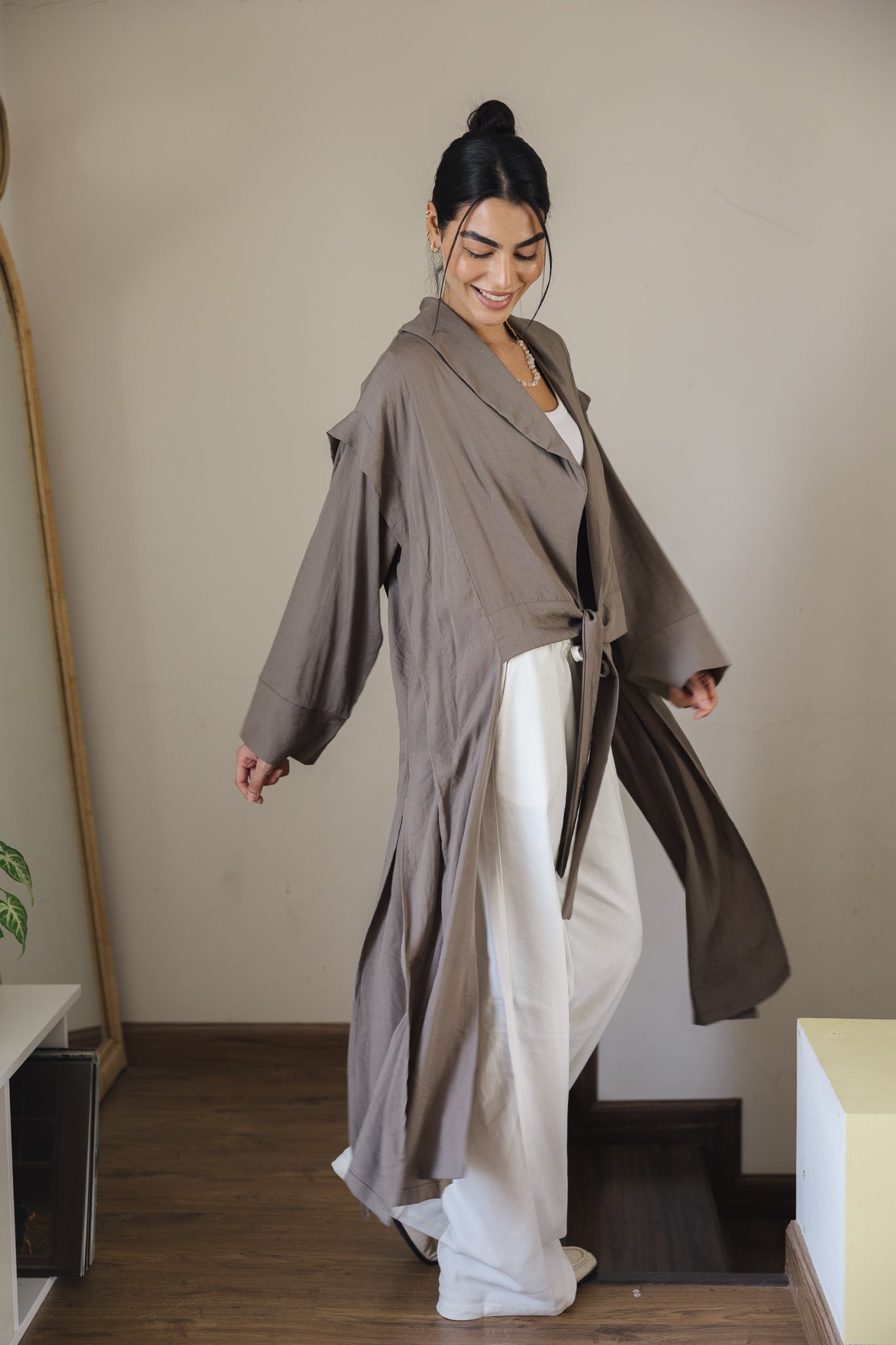 Day Dream Cardigan Greyish - AB ESSENTIALS