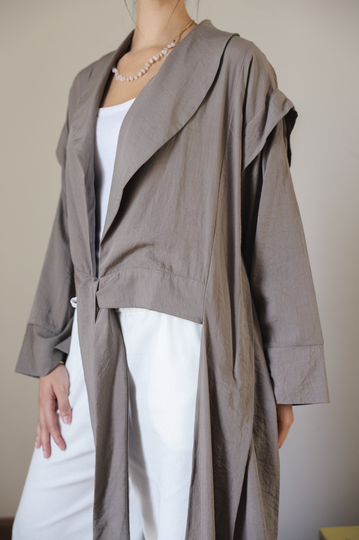 Day Dream Cardigan Greyish - AB ESSENTIALS