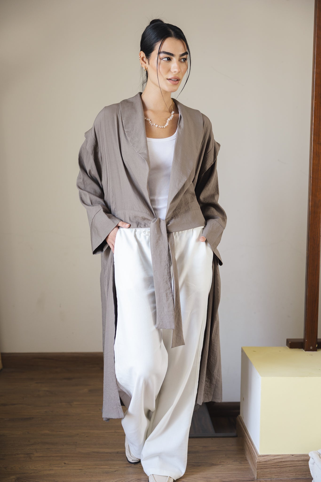 Day Dream Cardigan Greyish - AB ESSENTIALS