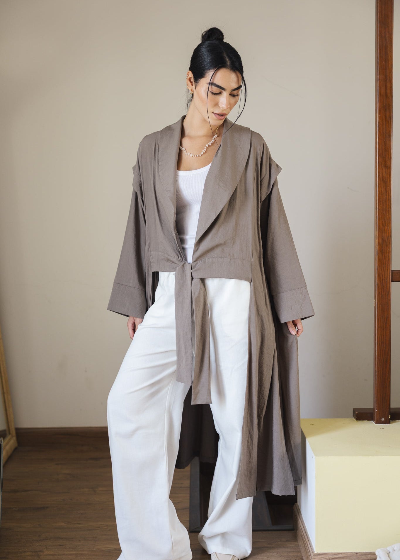 Day Dream Cardigan Greyish - AB ESSENTIALS