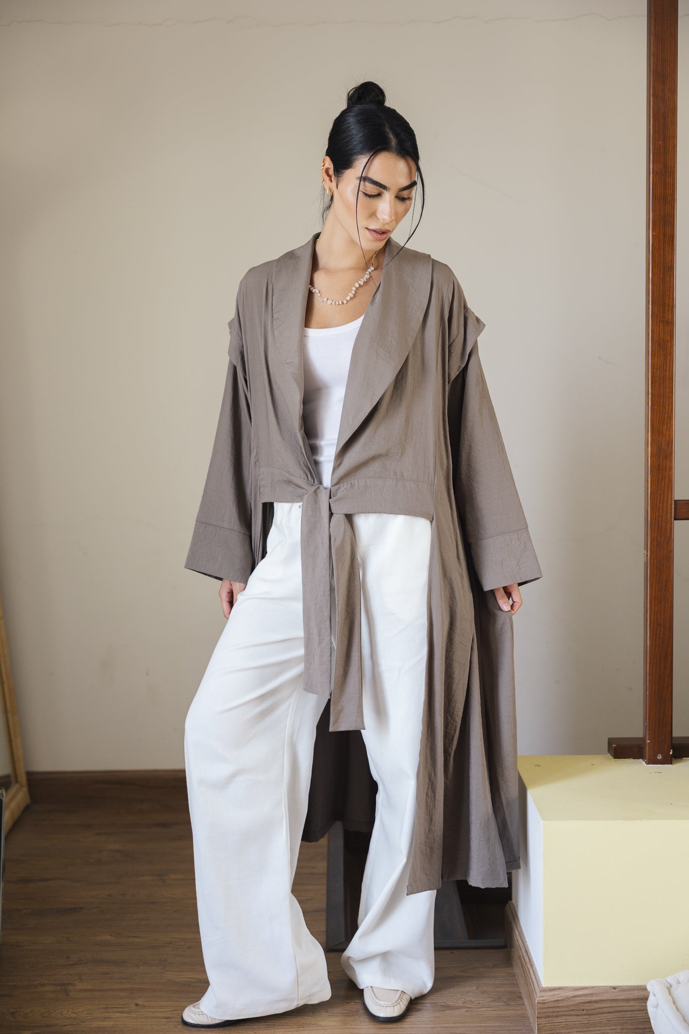Day Dream Cardigan Greyish - AB ESSENTIALS