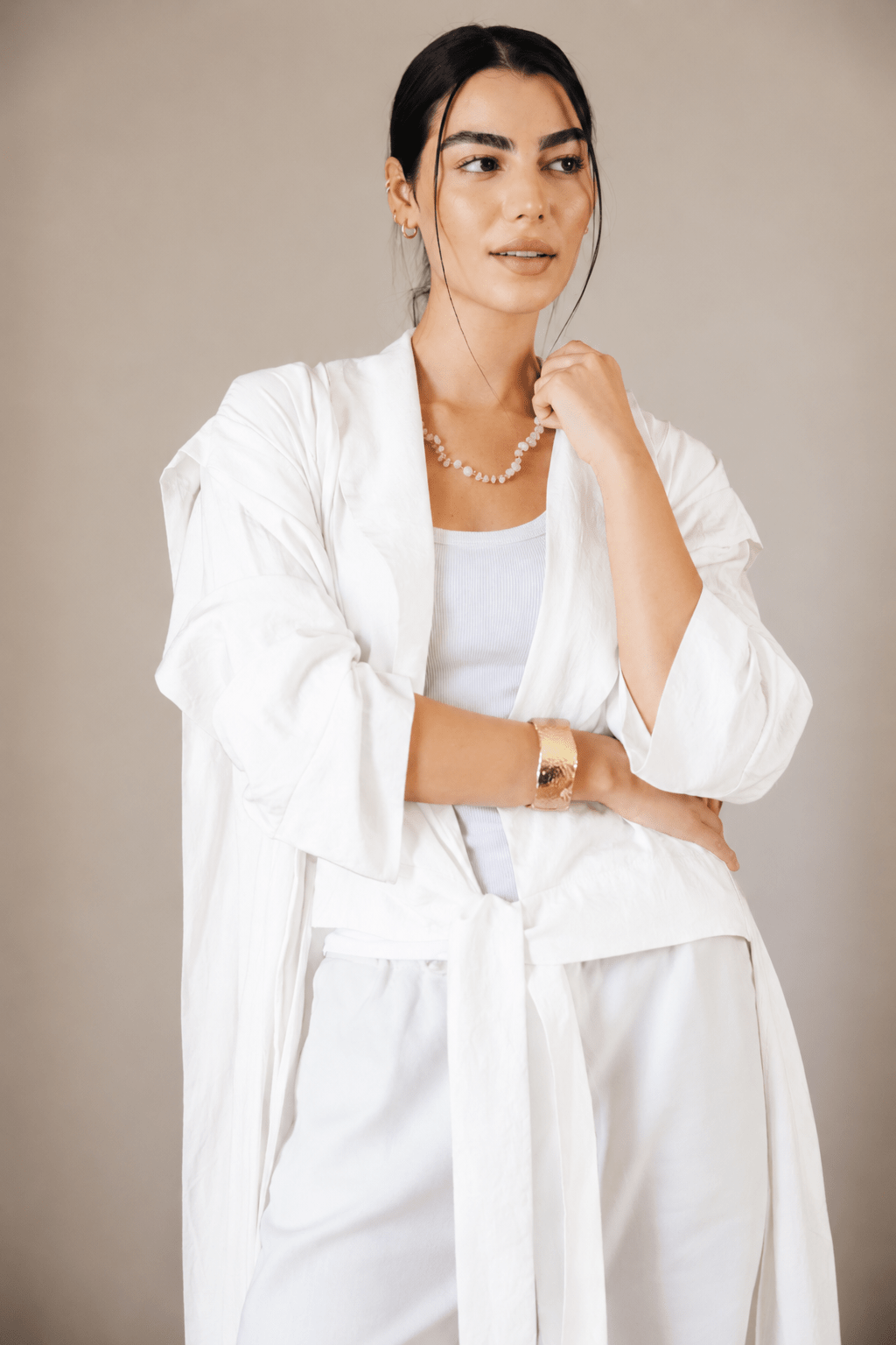 Day Dream Cardigan White - AB ESSENTIALS