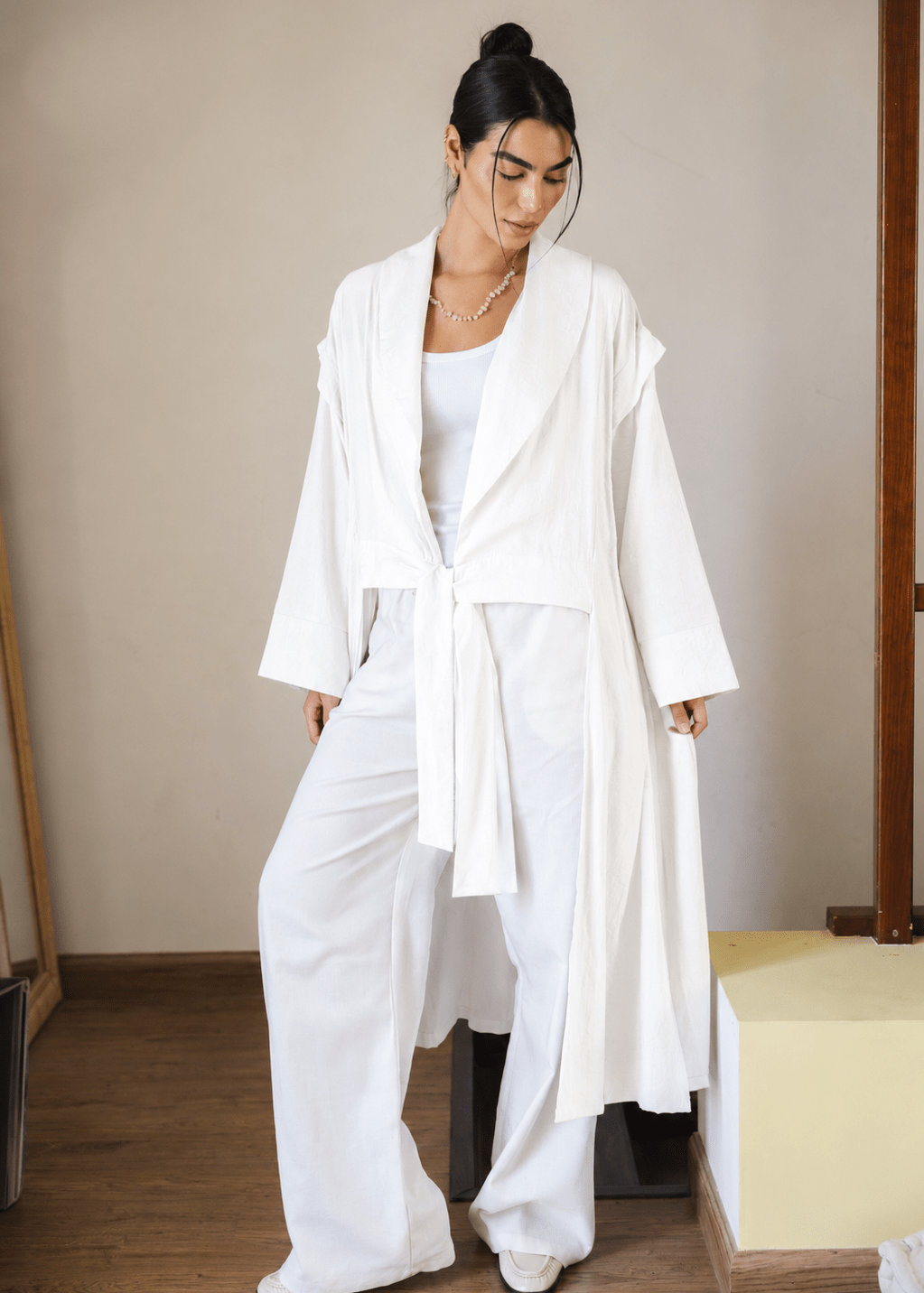 Day Dream Cardigan White - AB ESSENTIALS