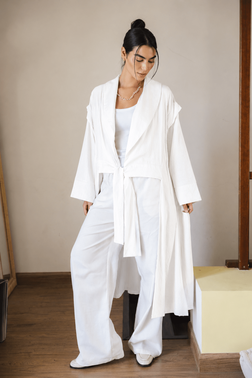 Day Dream Cardigan White - AB ESSENTIALS