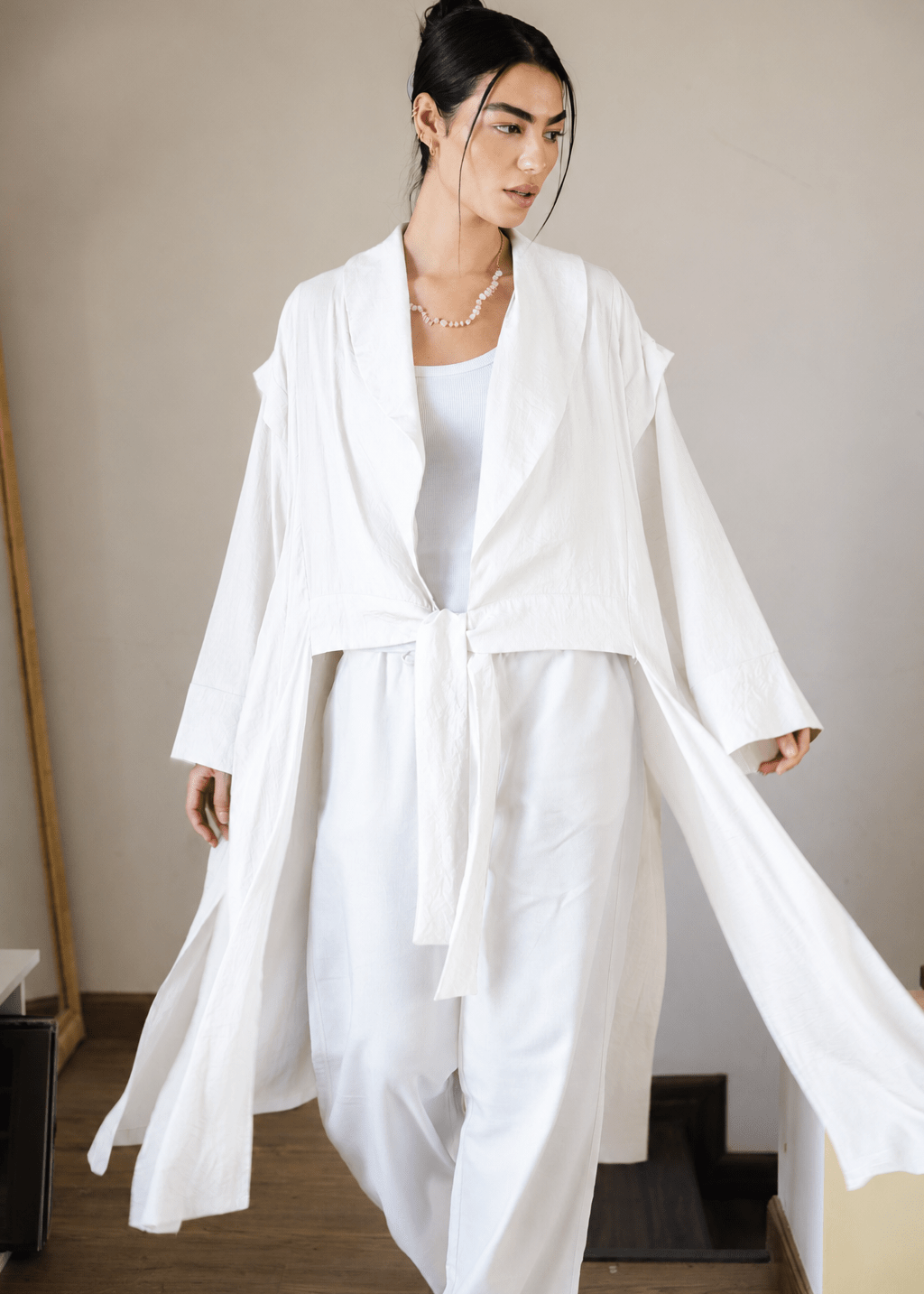 Day Dream Cardigan White - AB ESSENTIALS