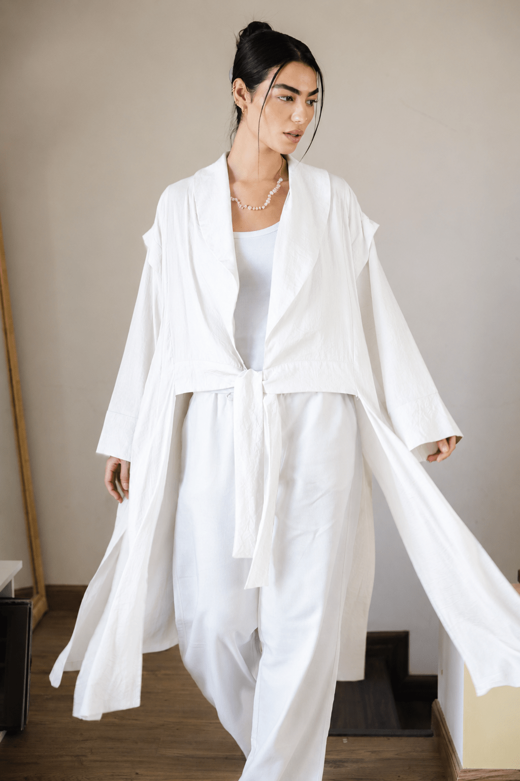 Day Dream Cardigan White - AB ESSENTIALS