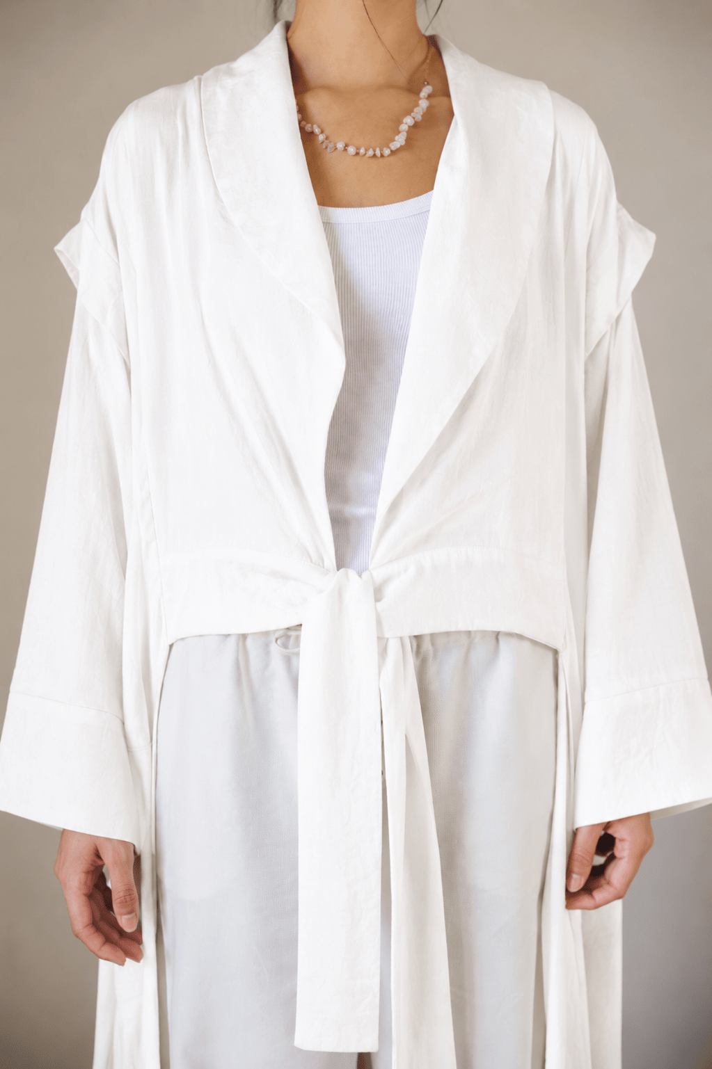 Day Dream Cardigan White - AB ESSENTIALS