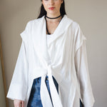 Day Dream Cardigan White - AB ESSENTIALS