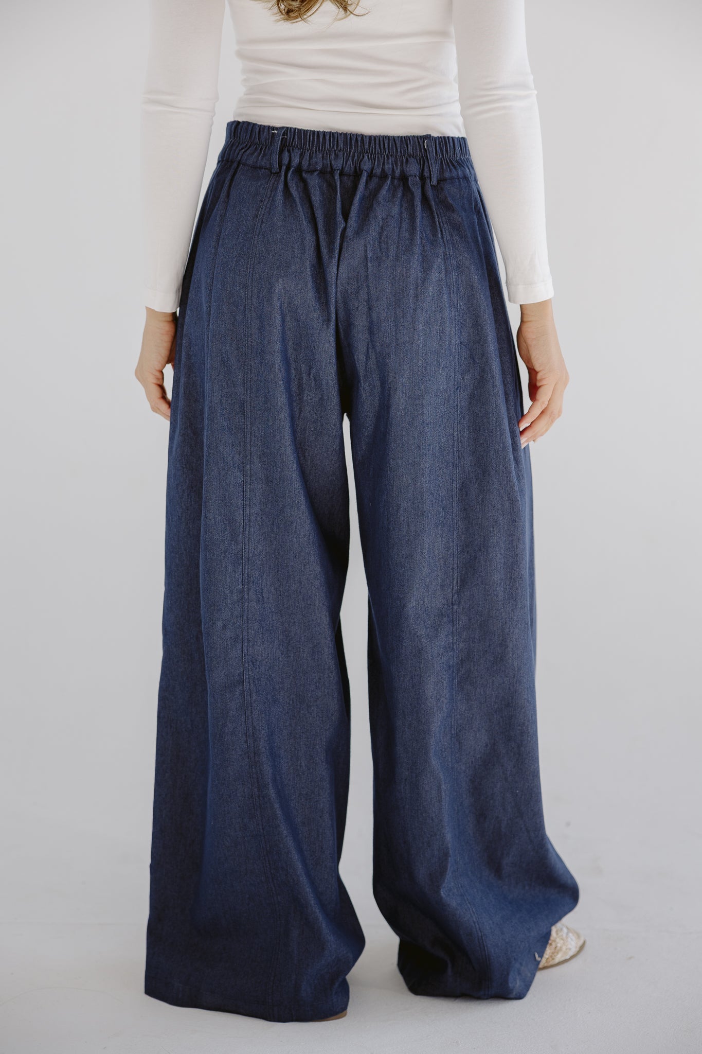 Day Light Denim Pants Dark Blue - AB ESSENTIALS