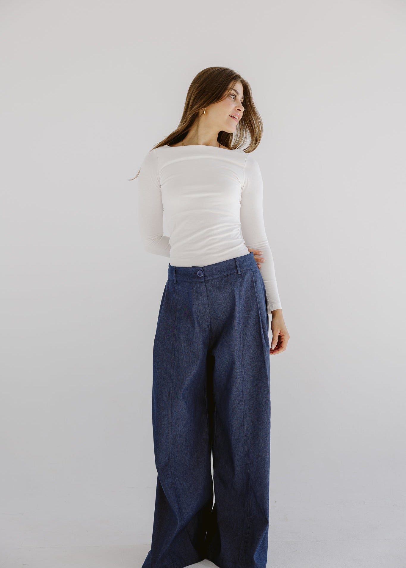 Day Light Denim Pants Dark Blue - AB ESSENTIALS