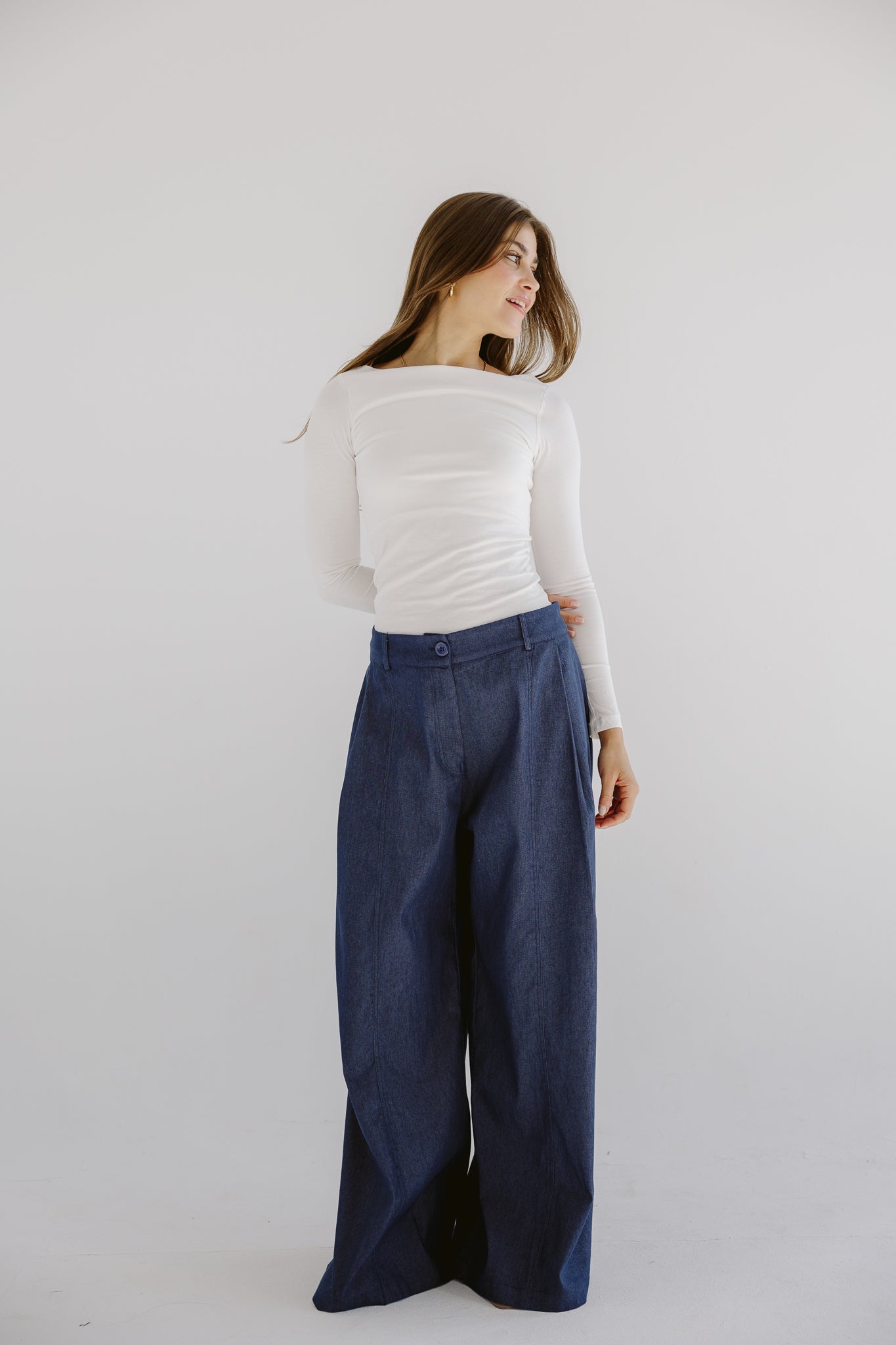 Day Light Denim Pants Dark Blue - AB ESSENTIALS
