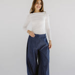 Day Light Denim Pants Dark Blue - AB ESSENTIALS