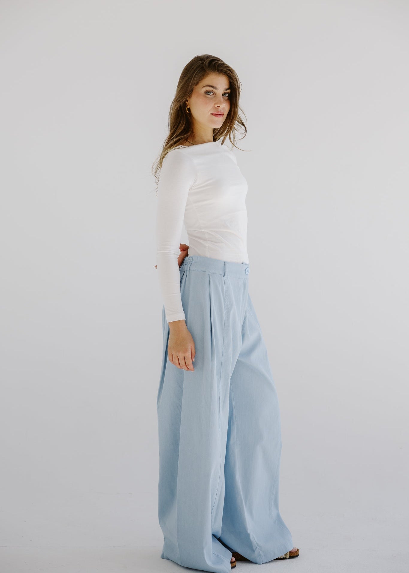 Day Light Denim Pants Ice - AB ESSENTIALS