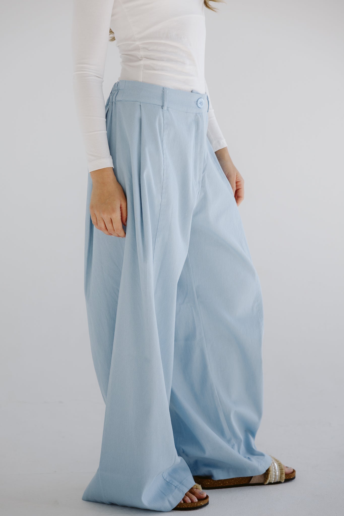 Day Light Denim Pants Ice - AB ESSENTIALS
