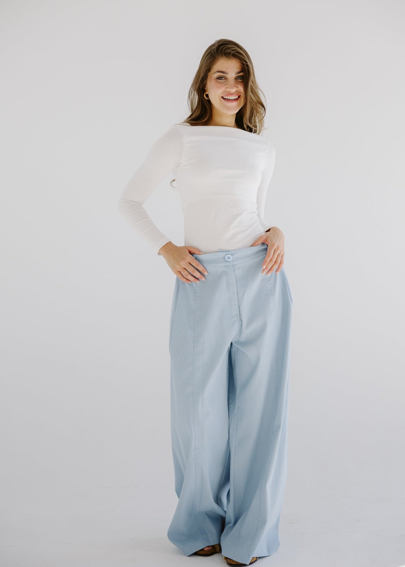 Day Light Denim Pants Ice - AB ESSENTIALS
