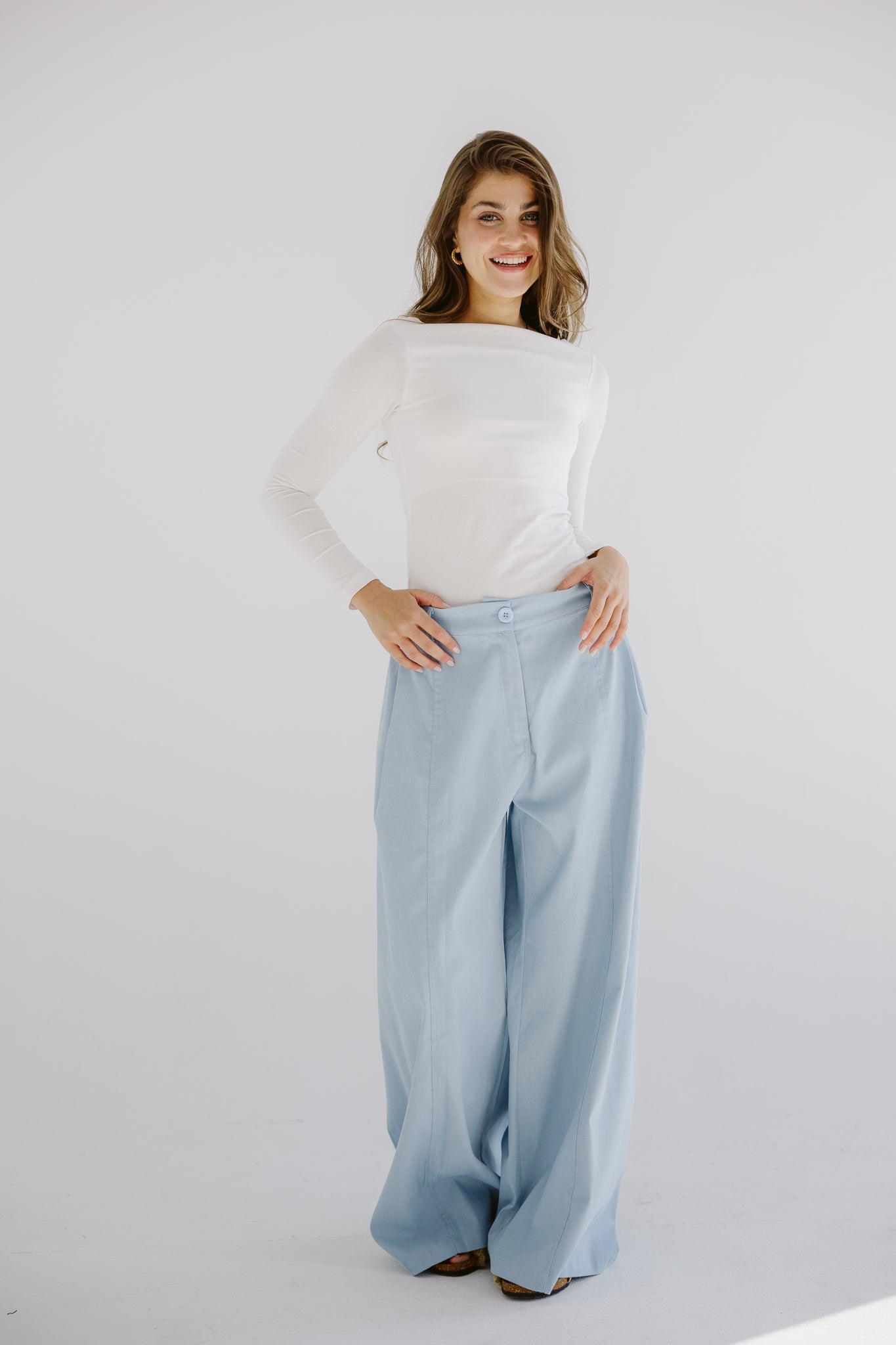 Day Light Denim Pants Ice - AB ESSENTIALS