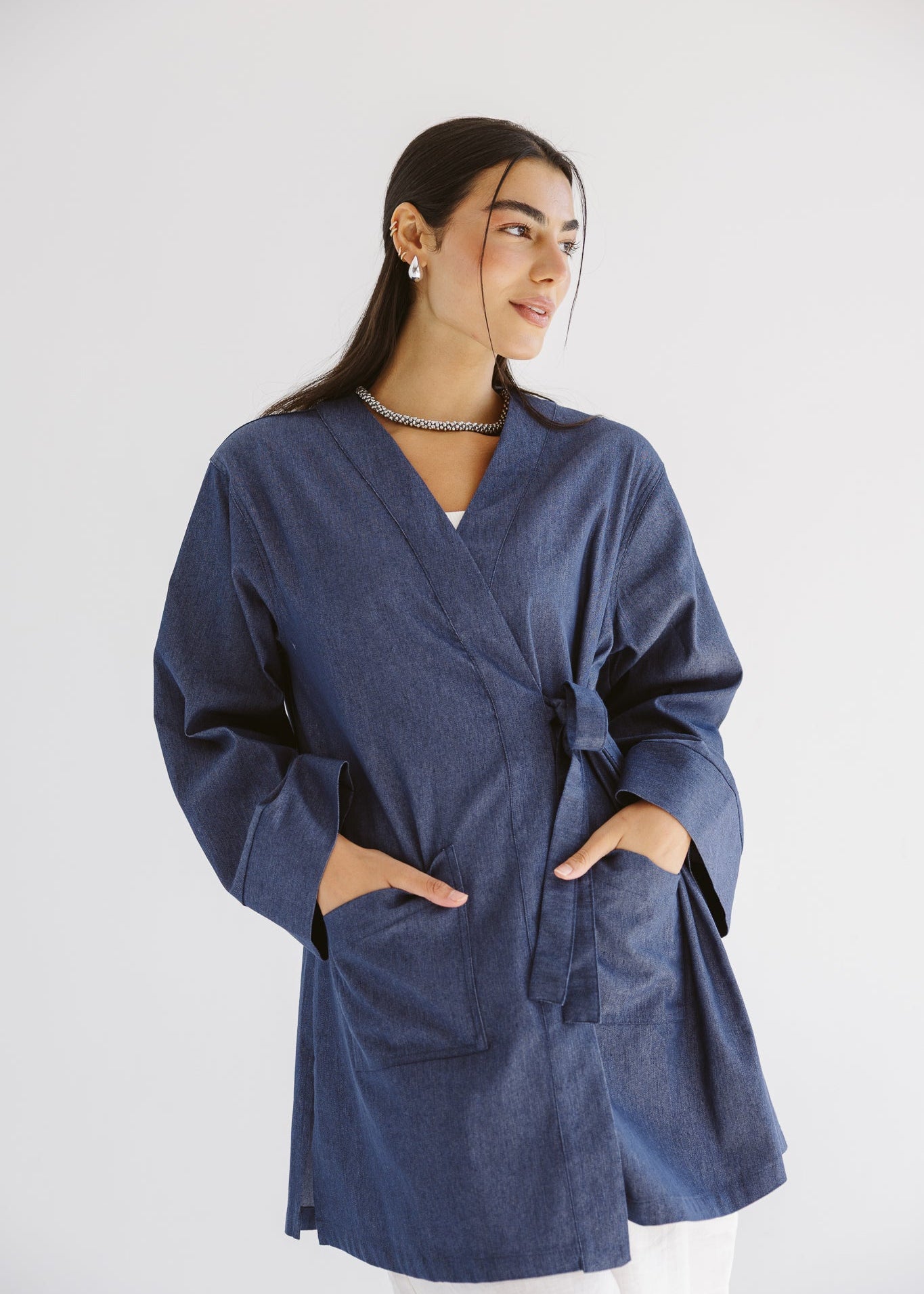 Day Light Kimono Blue - AB ESSENTIALS
