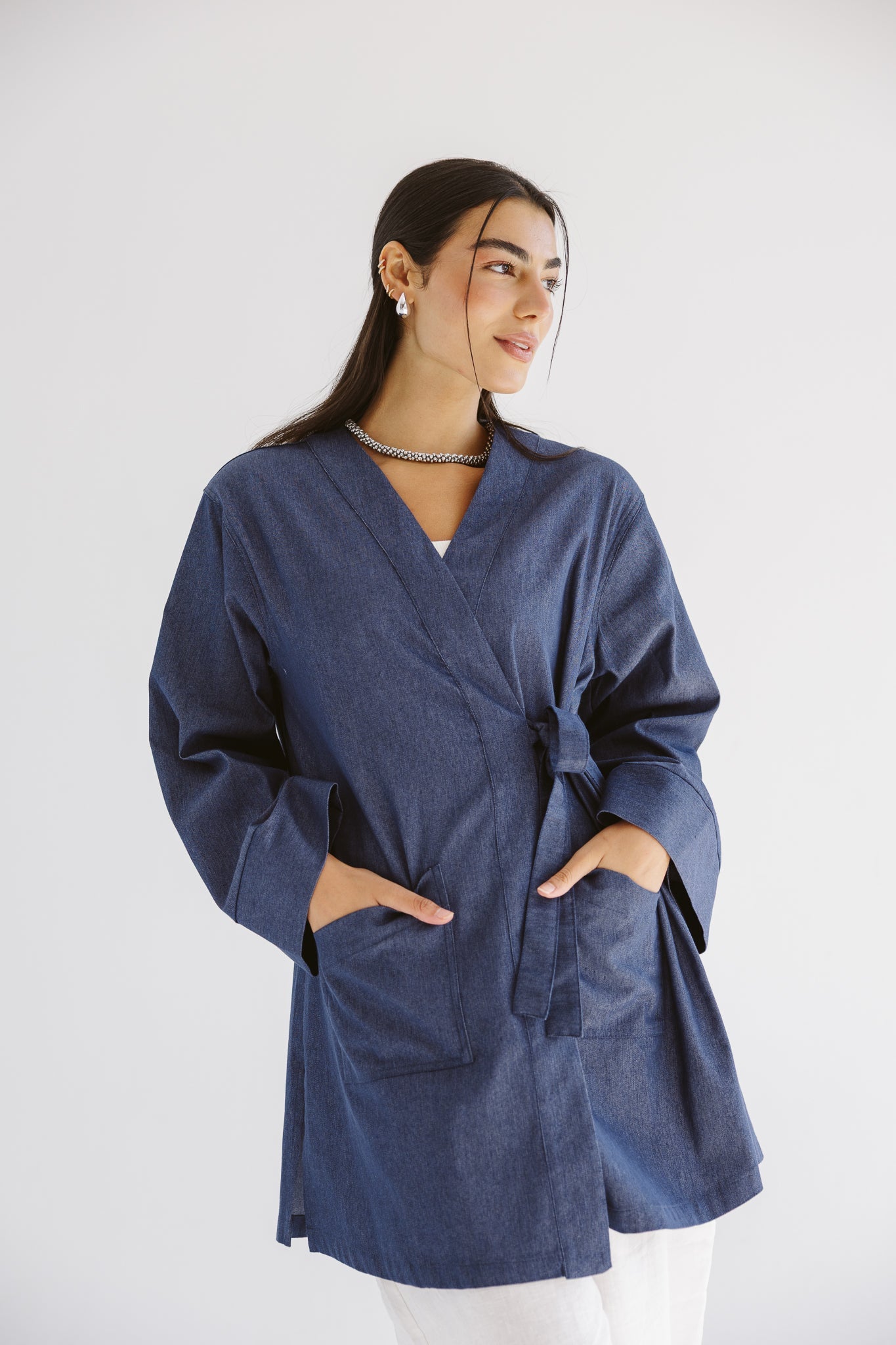 Day Light Kimono Blue - AB ESSENTIALS