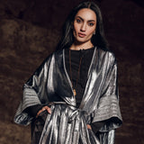 Diamond Kaftan Dark Silver - AB ESSENTIALS