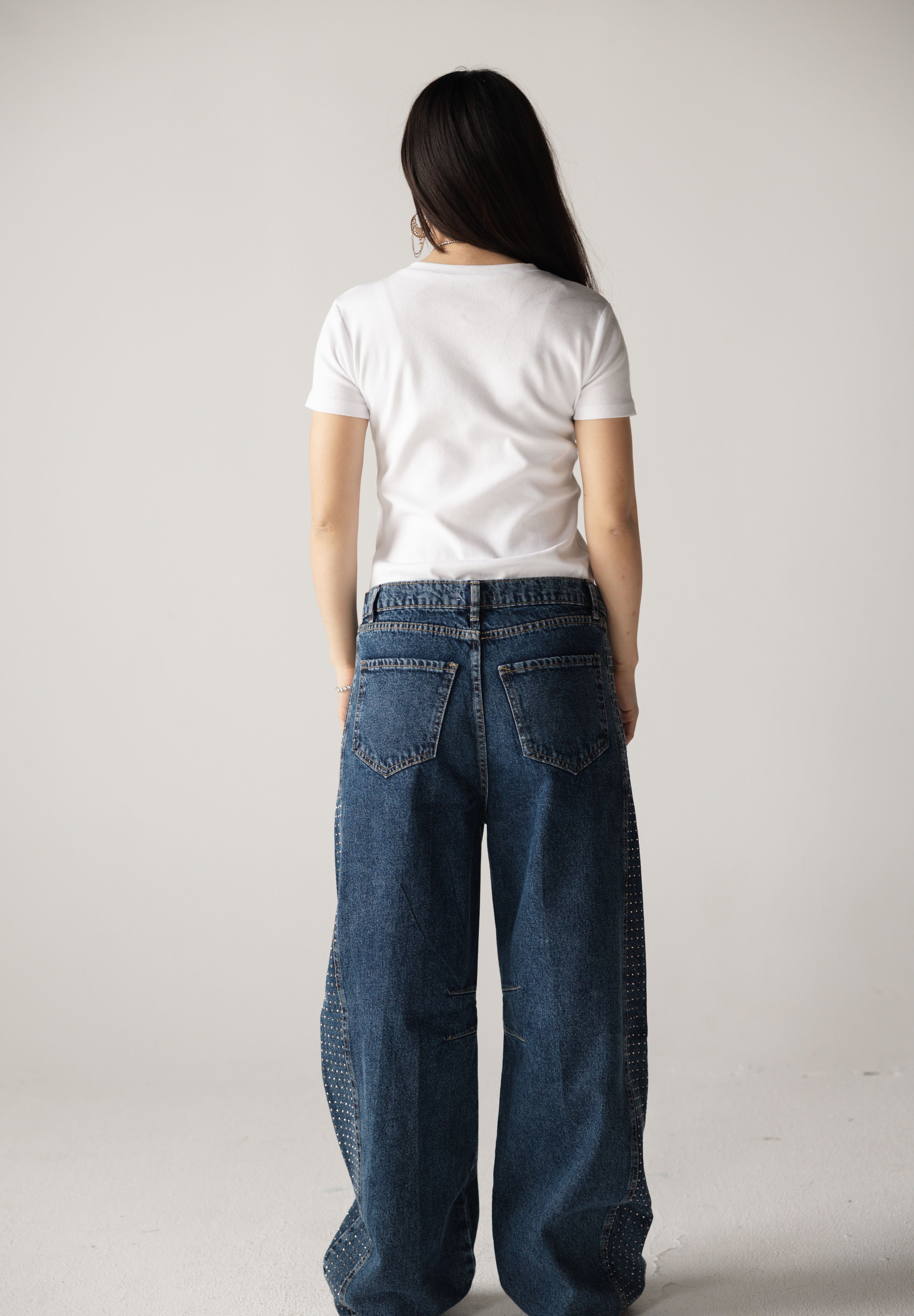 Diamond Parachute Pants Blue - AB ESSENTIALS