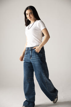 Diamond Parachute Pants Blue - AB ESSENTIALS