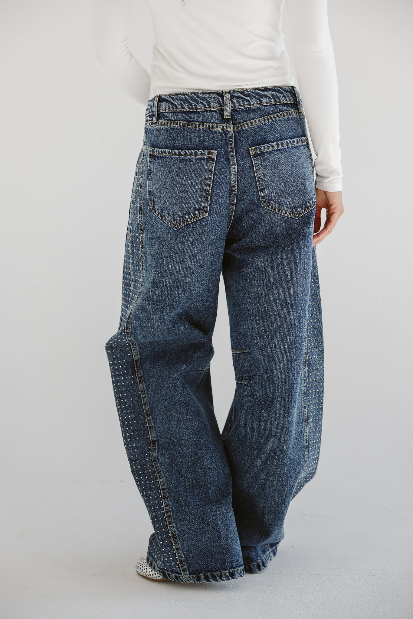 Diamond Parachute Pants Blue - AB ESSENTIALS
