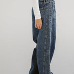 Diamond Parachute Pants Blue - AB ESSENTIALS