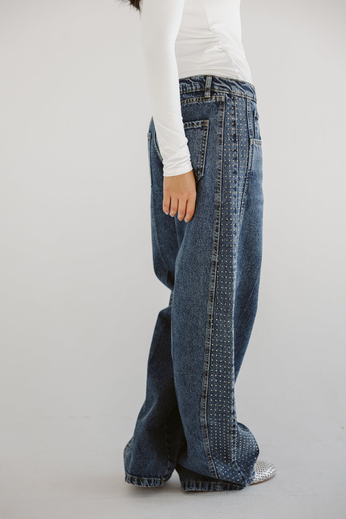 Diamond Parachute Pants Blue - AB ESSENTIALS
