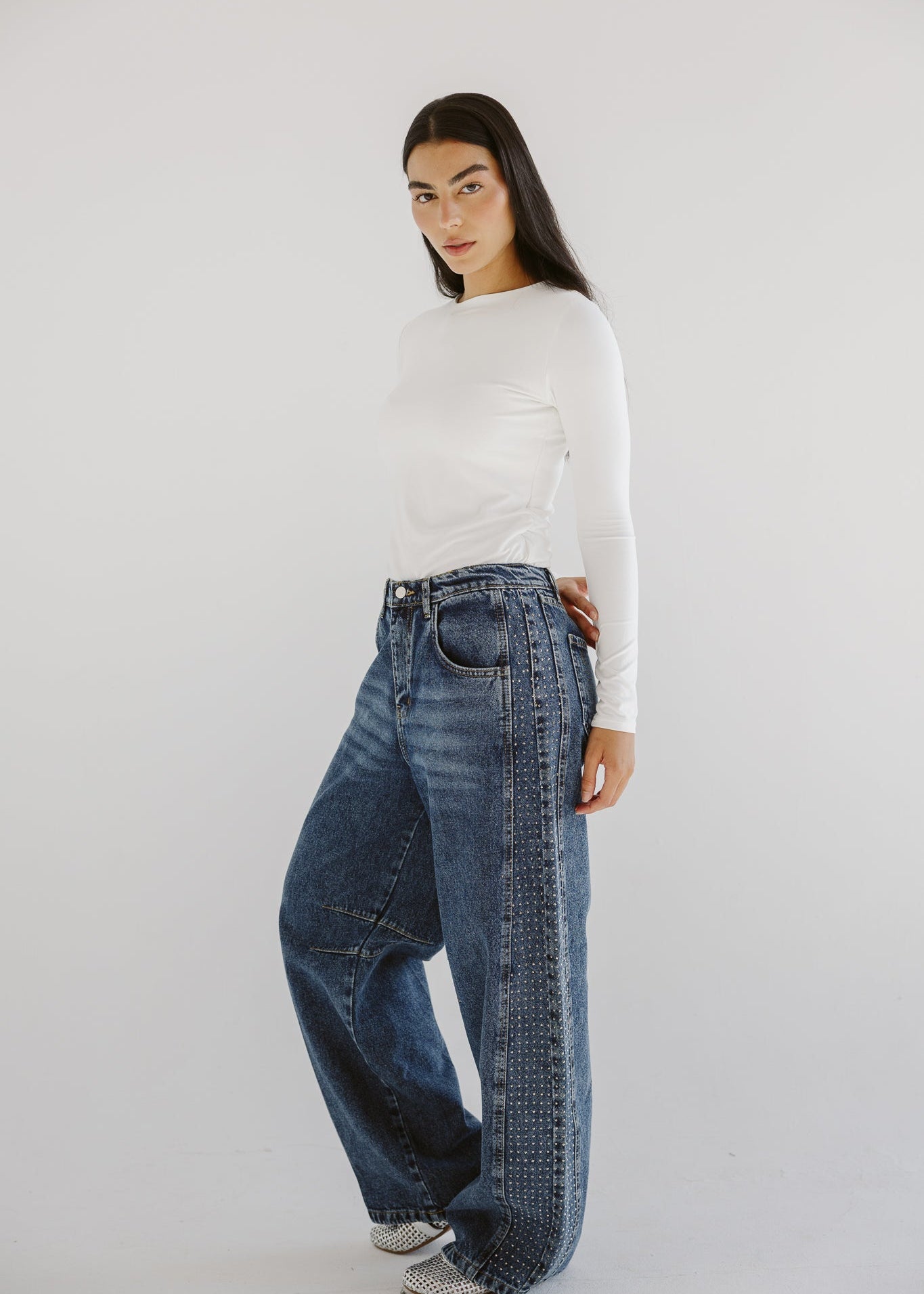Diamond Parachute Pants Blue - AB ESSENTIALS