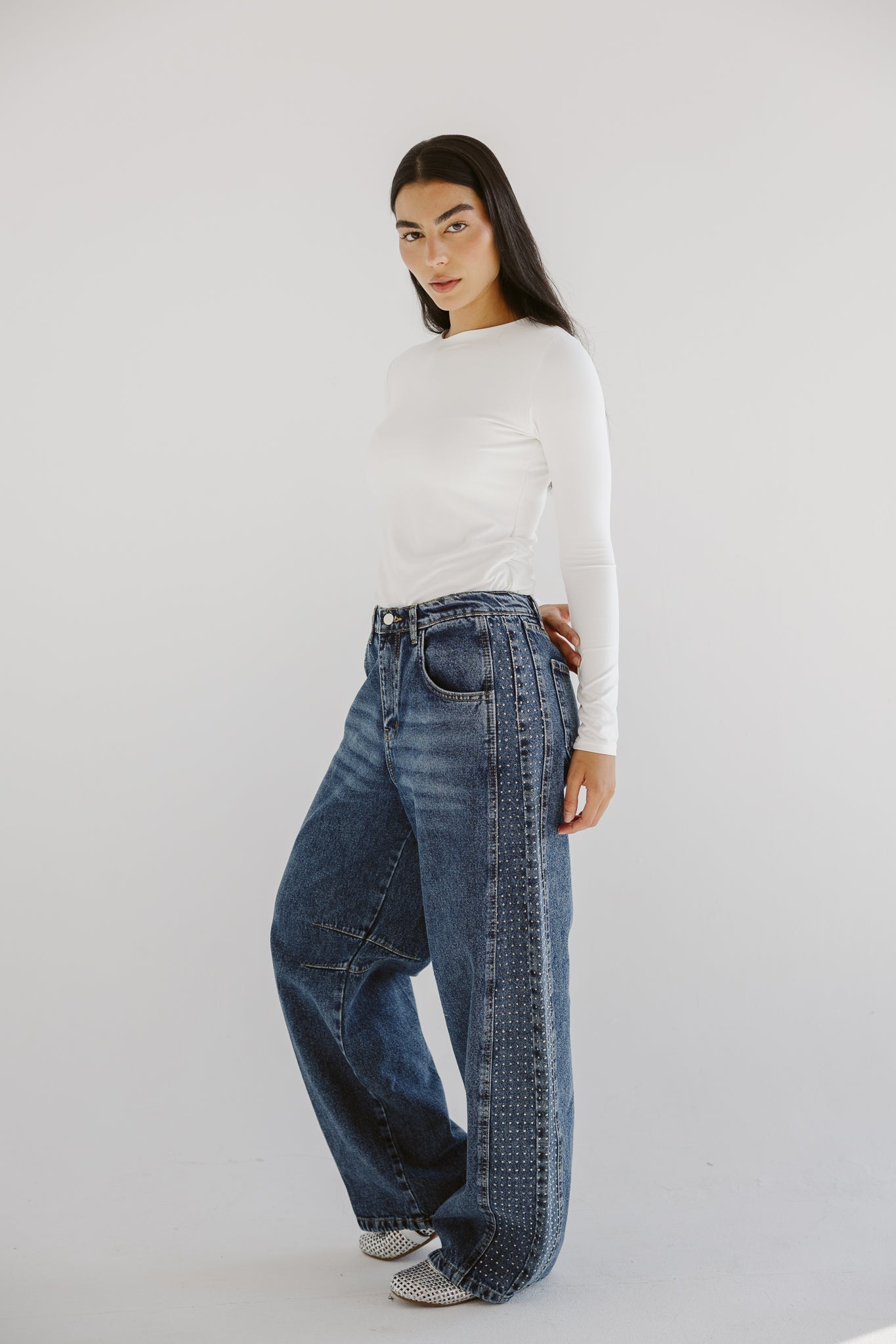 Diamond Parachute Pants Blue - AB ESSENTIALS