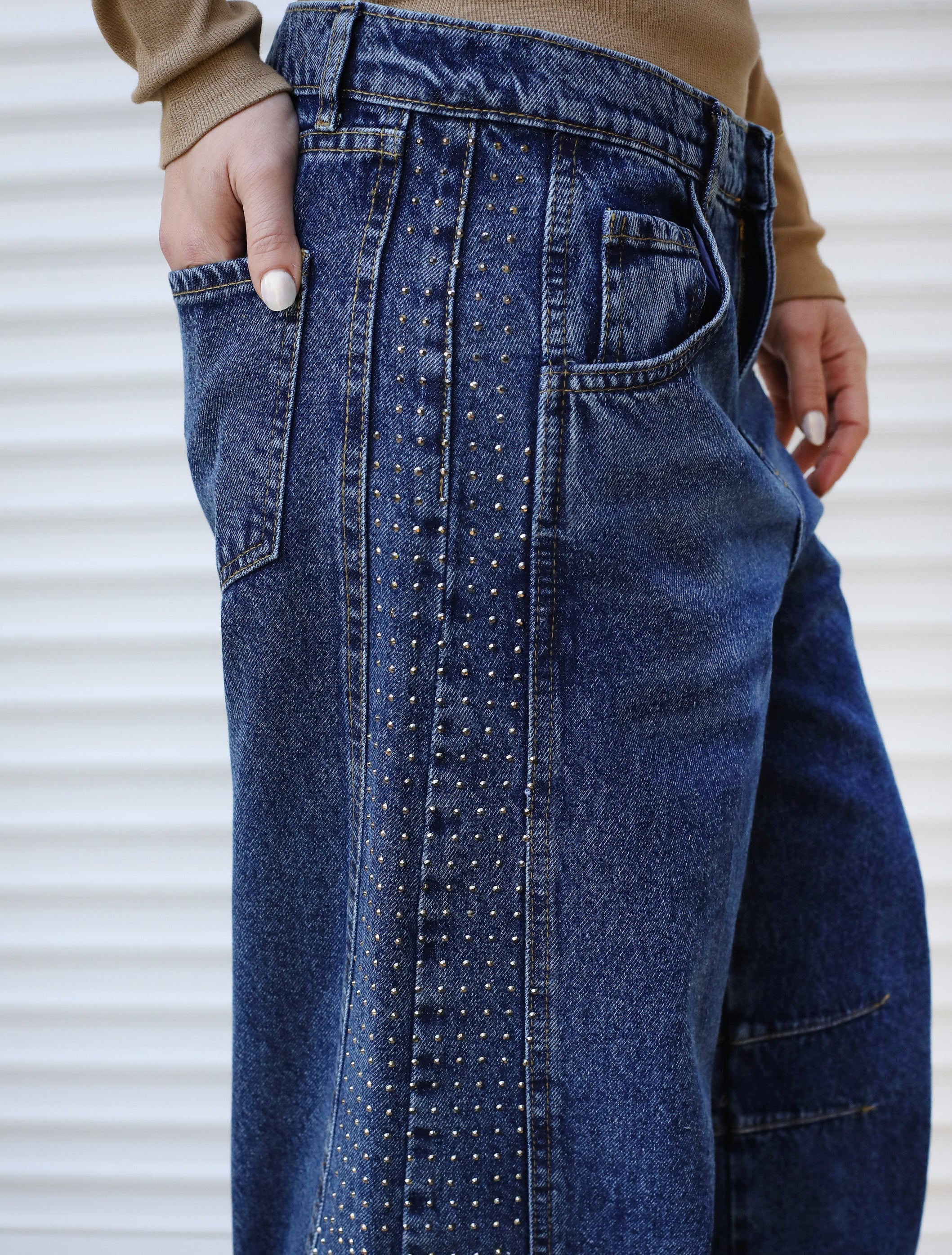 Diamond Parachute Pants Blue - AB ESSENTIALS