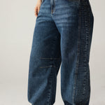Diamond Parachute Pants Blue - AB ESSENTIALS
