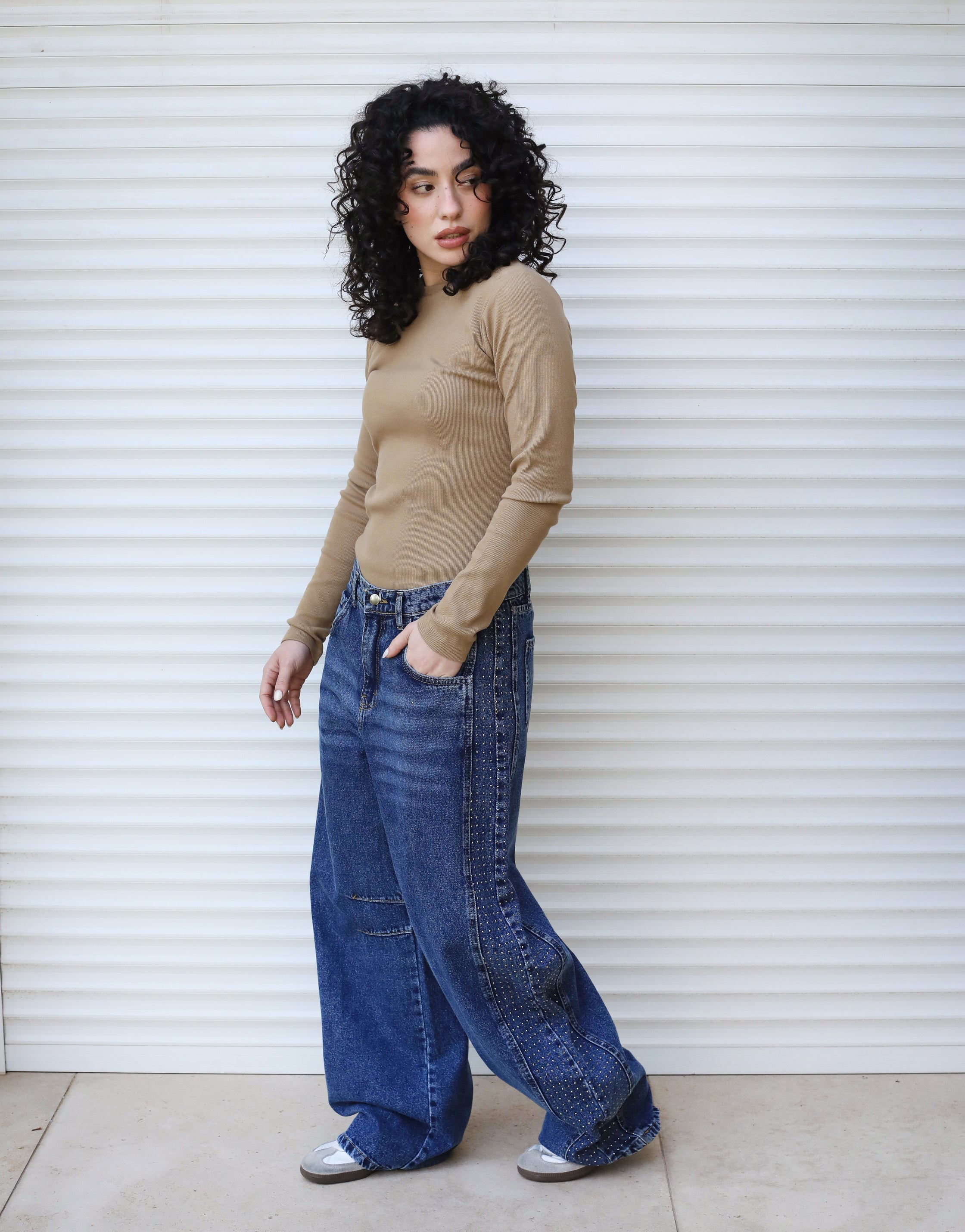 Diamond Parachute Pants Blue - AB ESSENTIALS