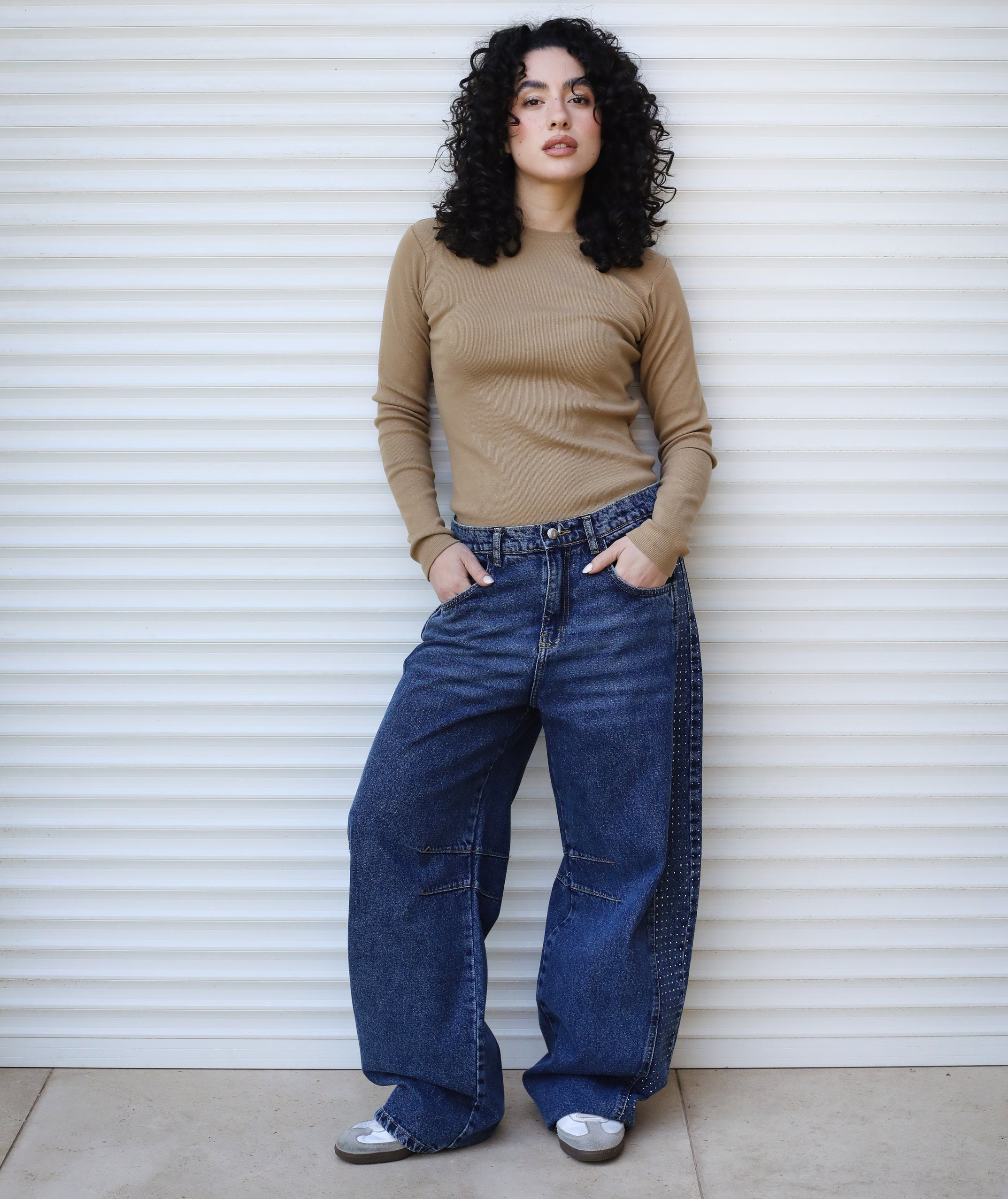 Diamond Parachute Pants Blue - AB ESSENTIALS