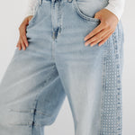 Diamond Parachute Pants Ice - AB ESSENTIALS