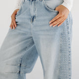 Diamond Parachute Pants Ice - AB ESSENTIALS