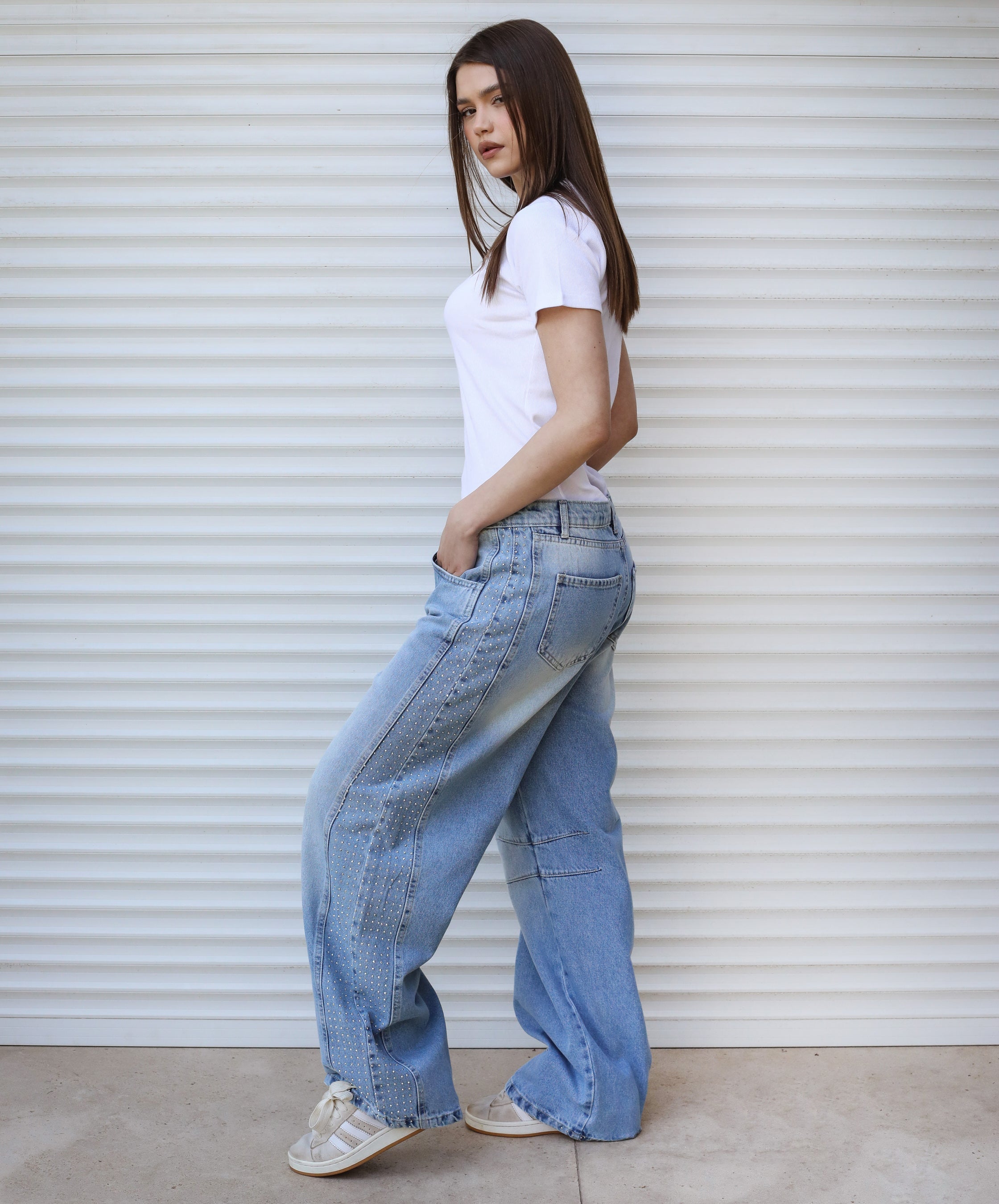 Diamond Parachute Pants Ice - AB ESSENTIALS