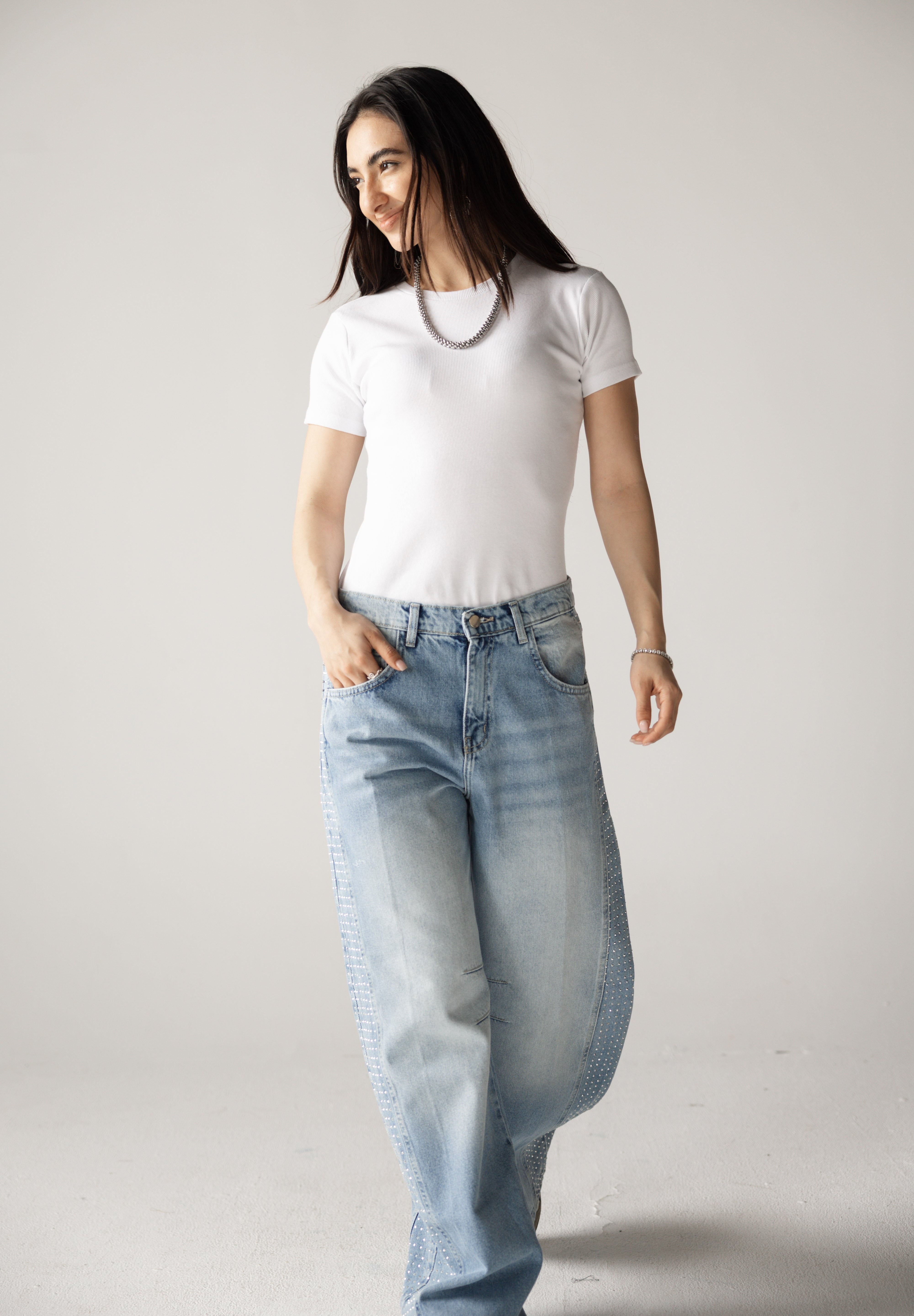 Diamond Parachute Pants Ice - AB ESSENTIALS
