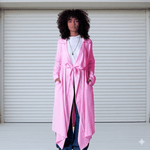 Diva Cardigan Powder Rose - AB ESSENTIALS